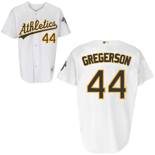 Luke Gregerson #44 Youth Baseball Jersey-Oakland Athletics Authentic Home White Cool Base MLB Jersey